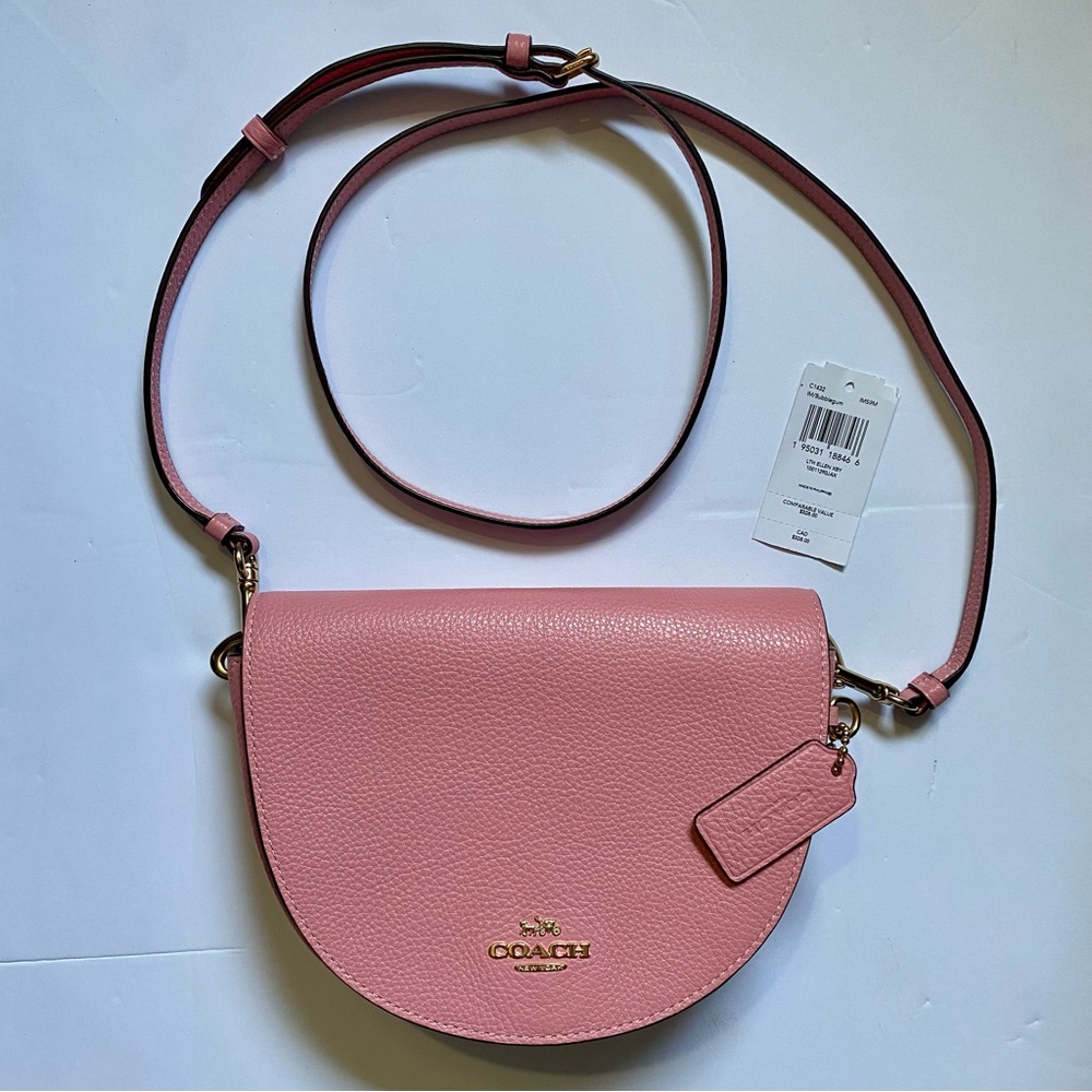 Coach pink crossbody
